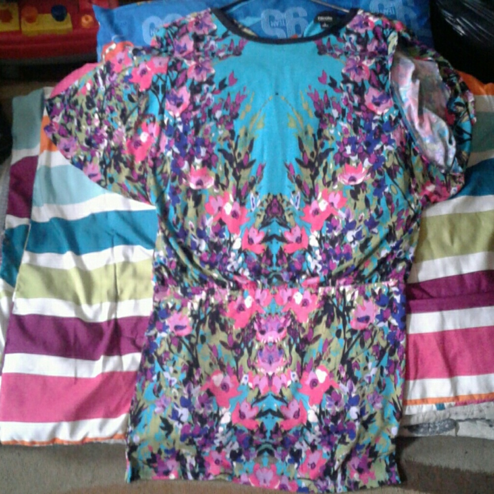 Nicole Miller flowered dress